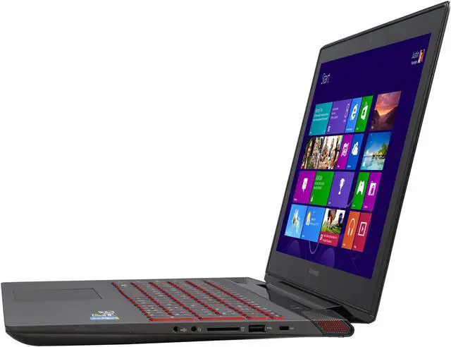 Alt view image 2 of 8 - Lenovo Y50 Touch (59423621) 15.6” 4K Touchscreen Gaming Notebook with Intel Core i7 4700HQ 2.40GHz (3.40Ghz Turbo), 16GB Memory, 256GB SSD, NVIDIA GeForce GTX 860M 2GB, Windows 8.1 64-Bit