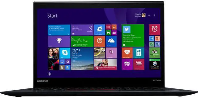 Main image of Lenovo ThinkPad X1 Carbon 20BS002XUS 14" Touchscreen LED (In-plane Switching (IPS) Technology) Ultrabook - Intel Core i7 i7-5600U 2.60 GHz