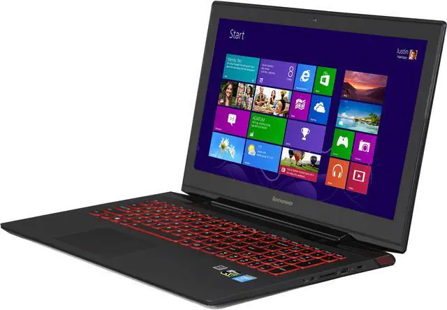 Main image of Lenovo Y50 15.6" Full HD Gaming Notebook with Quad Core i7-4700HQ 2.40Ghz (3.40Ghz Turbo), 8GB DDR3L Memory, 1TB HDD + 8GB SSD, GeForce GTX 860M 2GB, JBL Speakers, Windows 8.1 64 Bit