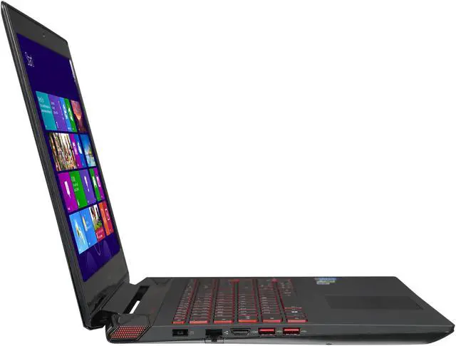 Alt view image 4 of 8 - Lenovo Y50 15.6" Full HD Gaming Notebook with Quad Core i7-4700HQ 2.40Ghz (3.40Ghz Turbo), 8GB DDR3L Memory, 1TB HDD + 8GB SSD, GeForce GTX 860M 2GB, JBL Speakers, Windows 8.1 64 Bit
