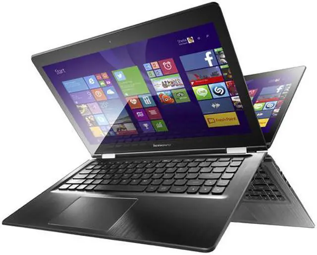 Alt view image 5 of 13 - Lenovo Flex 3 Convertible Laptop Intel Core i7 5500U (2.40GHz) 8GB Memory 1TB HDD 8GB SSD Intel HD Graphics 5500 Shared memory 14" Touchscreen Windows 8.1 360° Flexibility