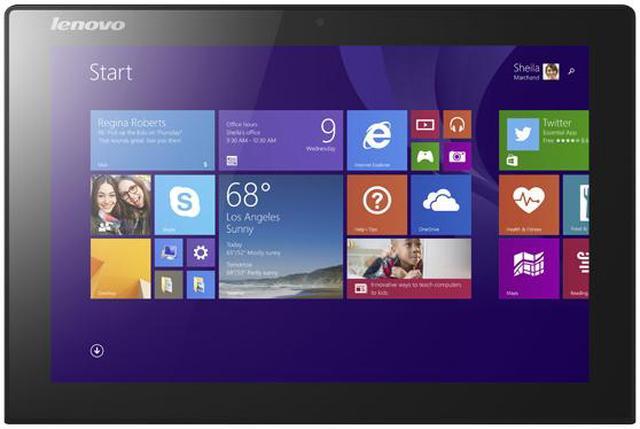 Alt view image 3 of 8 - Lenovo Miix 3 10 2GB LPDDR3 Memory 10.1" 1920 x 1200 Tablet Windows 8.1 with Bing Black
