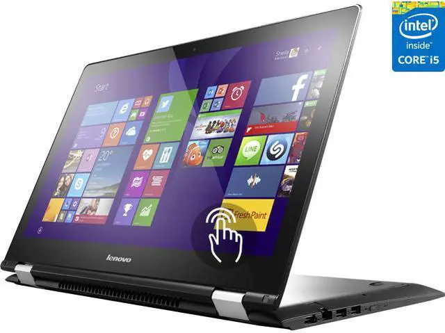 Main image of Lenovo Flex 3 15 2-in-1 Laptop Intel Core i5 5200U (2.20GHz) 4GB Memory 500GB HDD Intel HD Graphics 5500 Shared memory 15.6" Touchscreen Windows 8.1 360° Flexibility