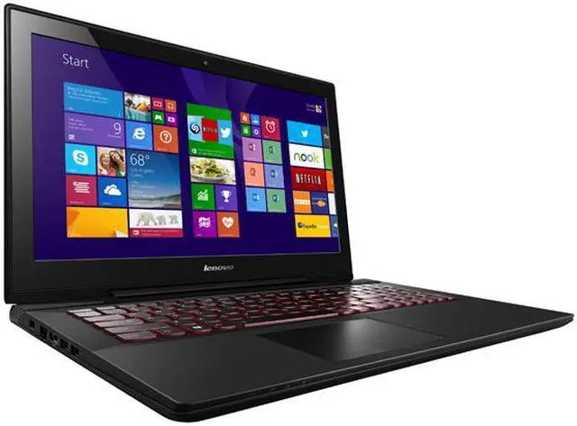 Alt view image 2 of 9 - Lenovo - 15.6" NVIDIA GeForce GTX 960M - Intel Core i7-4720HQ  - 16GB Memory - 8 GB SSD - Windows 8.1 - Gaming Laptop - (Y50 (59442860) )