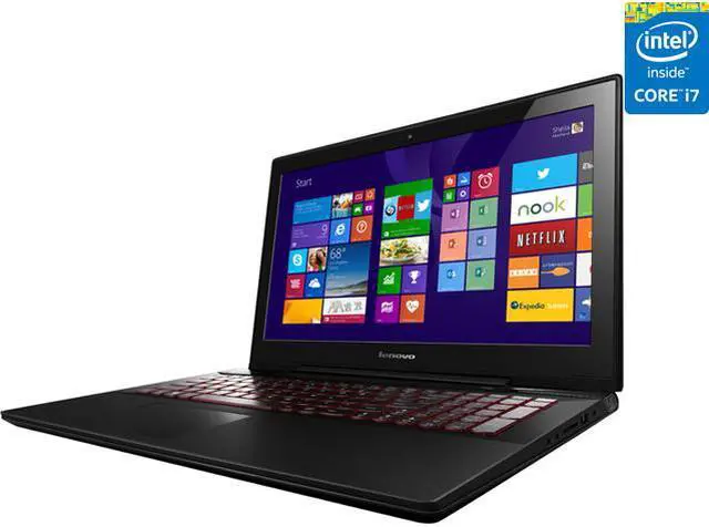 Main image of Lenovo - 15.6" NVIDIA GeForce GTX 960M - Intel Core i7-4720HQ  - 16GB Memory - 8 GB SSD - Windows 8.1 - Gaming Laptop - (Y50 (59442860) )