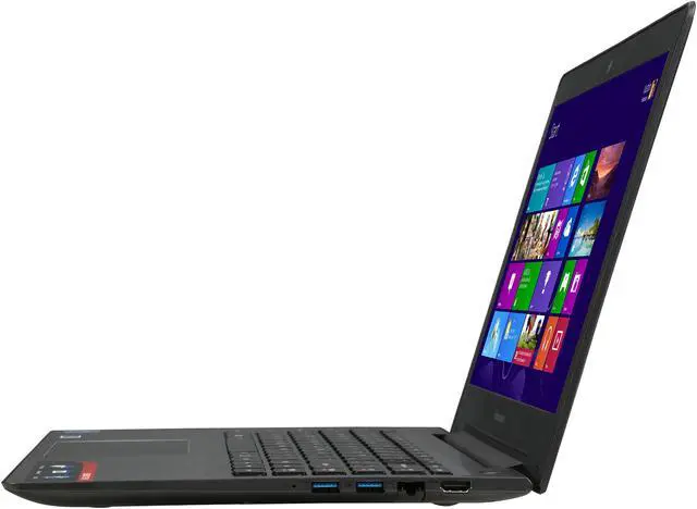 Alt view image 2 of 8 - Lenovo S41-70 80JU000VUS 14" Notebook - Intel Core i7 i7-5500U Dual-core (2 Core) 2.40 GHz