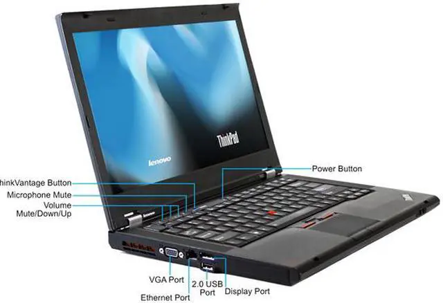 Alt view image 2 of 4 - Lenovo B Grade Laptop Intel Core i5-2520M 4GB Memory 250GB HDD 14.0" Windows 10 Home 64-Bit t420