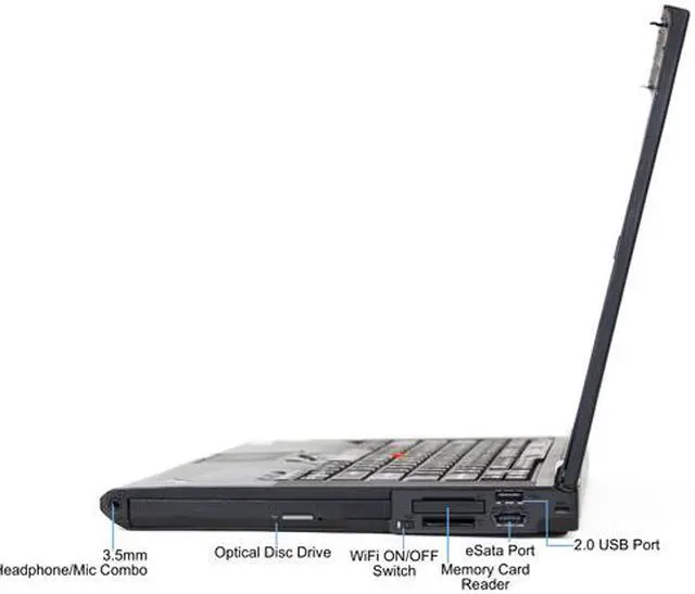 Alt view image 3 of 4 - Lenovo 14.0" Intel Core i3-2310M 4GB Memory Windows 10 Home 64-Bit NE5-0689