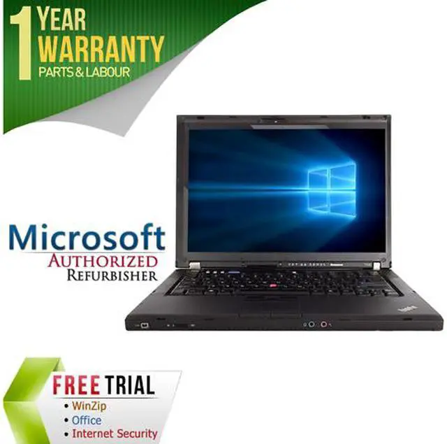 Main image of Lenovo Grade A  Laptop T400 Intel Core 2 Duo P8400 (2.26 GHz) 4 GB Memory 160 GB HDD 14.1" Windows 7 Professional 64-Bit