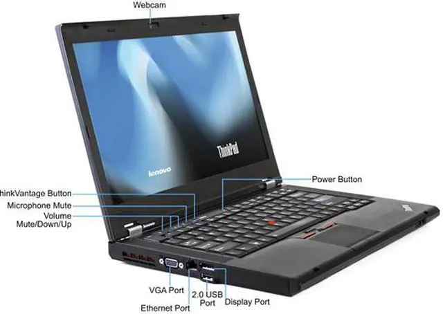 Main image of Lenovo Grade A Laptop T420 Intel Core i5 2520M (2.50 GHz) 8 GB Memory 128 GB SSD 14.0" Windows 10 Pro 64-Bit