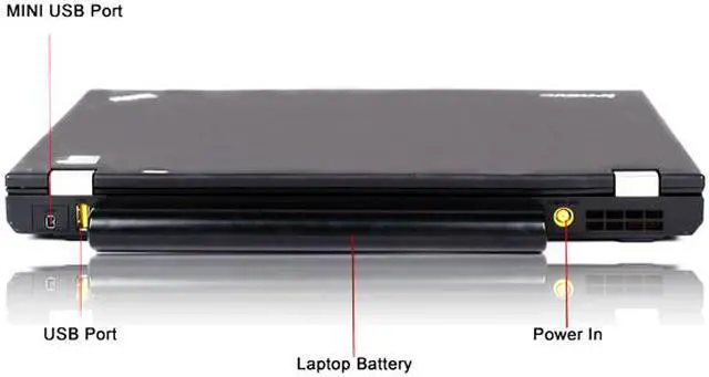 Alt view image 4 of 4 - Lenovo Grade A Laptop T420 Intel Core i5 2nd Gen 2520M (2.50 GHz) 8 GB Memory 120 GB SSD 14.0" Windows 7 Professional 64-Bit