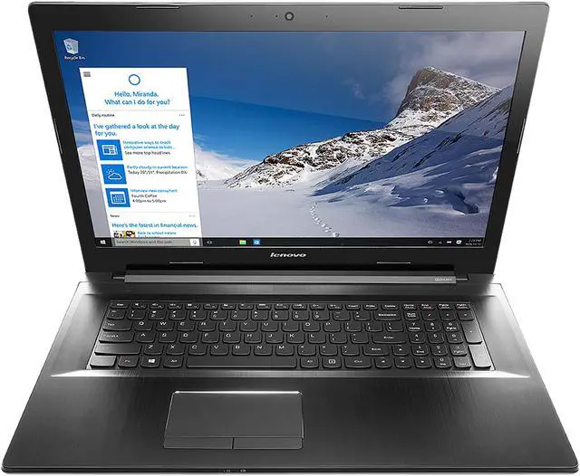Alt view image 4 of 9 - Lenovo Laptop Z70 (80FG00DAUS) Intel Core i5 5200U (2.20 GHz) 8 GB Memory 1 TB HDD NVIDIA GeForce 840M 17.3" Windows 10 Home