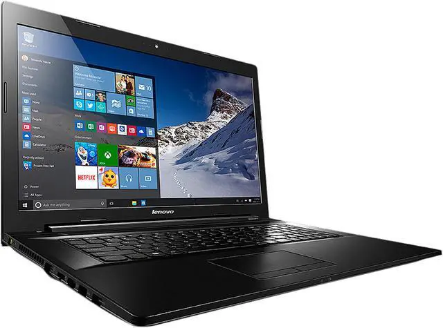 Alt view image 2 of 9 - Lenovo Laptop Z70 (80FG00DAUS) Intel Core i5 5200U (2.20 GHz) 8 GB Memory 1 TB HDD NVIDIA GeForce 840M 17.3" Windows 10 Home
