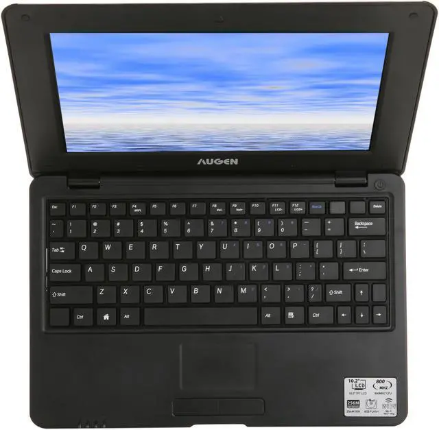 Alt view image 6 of 8 - Augen GENBOOK NBA10800A Black ARM11 800 MHz 10.2" WSVGA 256MB DDR2 Memory Netbook Powered by Android