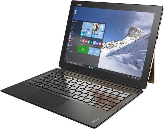 Alt view image 3 of 16 - Lenovo IdeaPad Miix 700 80QL0004US Intel Core M3 6Y30 (0.90 GHz) 4 GB Memory 64 GB SSD 12.0" 2160 x 1440 IPS Touchscreen Detachable 2-in-1 Laptop Windows 10 Home 64-Bit