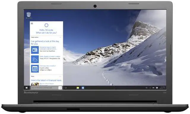 Alt view image 4 of 17 - Lenovo Laptop IdeaPad 100 Intel Core i5-5200U 4GB Memory 500GB HDD Intel HD Graphics 5500 15.6" Non-Touch Screen Windows 10 Home 64-Bit 80QQ00E6US