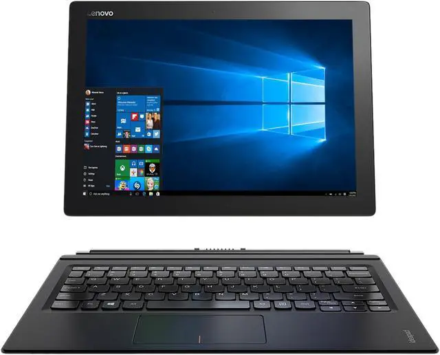 Alt view image 3 of 5 - Lenovo IdeaPad Miix 700 80QL0000US Intel Core M3 6Y30 (0.90 GHz) 4 GB Memory 64 GB 12" Touchscreen 2160 x 1440 2-in-1 Laptop Windows 10 Pro