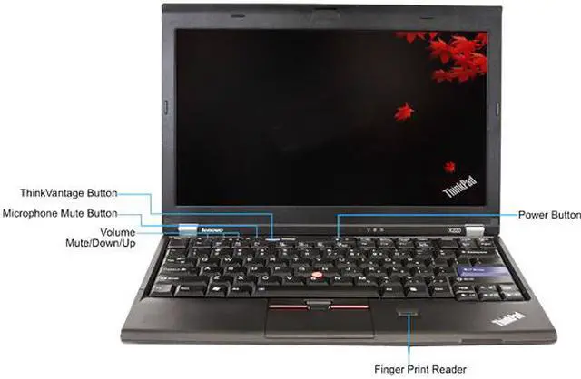 Alt view image 2 of 4 - Lenovo Laptop X220 Intel Core i5 2nd Gen 2520M (2.50 GHz) 8 GB Memory 256 GB SSD 12.5" Windows 10 Pro 64-Bit