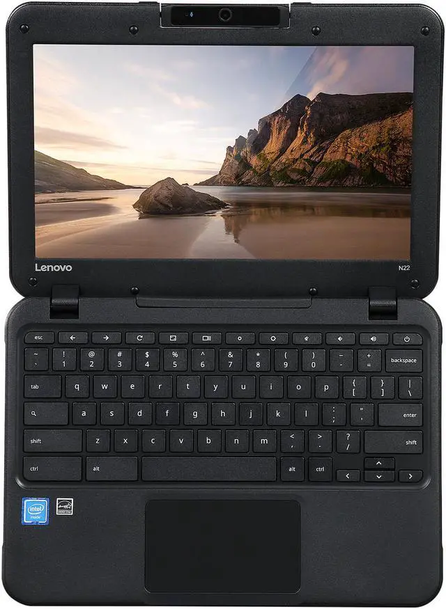 Alt view image 7 of 8 - Lenovo N22 (80SF0001US) Chromebook Intel Celeron N3050 (1.60 GHz) 4 GB Memory 16 GB eMMC 11.6" Chrome OS