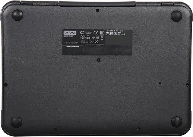 Alt view image 8 of 8 - Lenovo N22 (80SF0001US) Chromebook Intel Celeron N3050 (1.60 GHz) 4 GB Memory 16 GB eMMC 11.6" Chrome OS