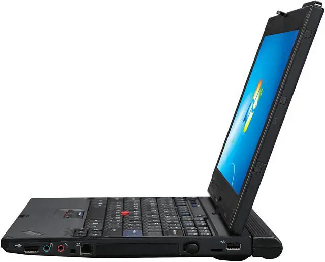 Alt view image 2 of 8 - ThinkPad Notebook ThinkPad Intel Core 2 Duo SL9400 4GB Memory 120GB HDD 12.1" Touch Screen Windows 7 Professional 64-Bit X200