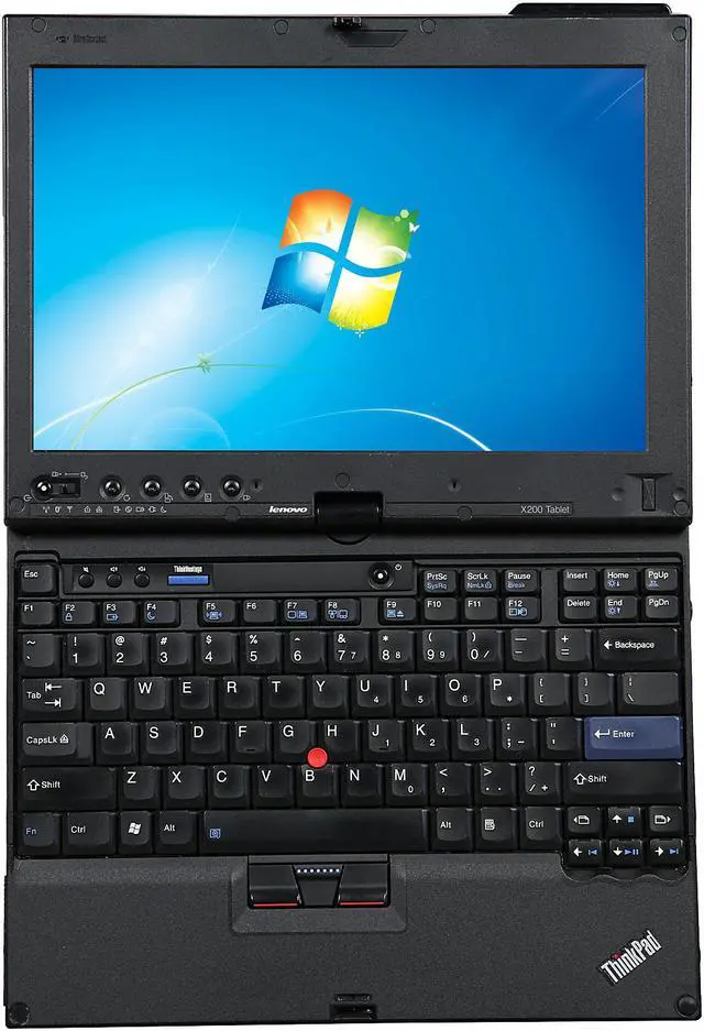 Alt view image 6 of 8 - ThinkPad Notebook ThinkPad Intel Core 2 Duo SL9400 4GB Memory 120GB HDD 12.1" Touch Screen Windows 7 Professional 64-Bit X200