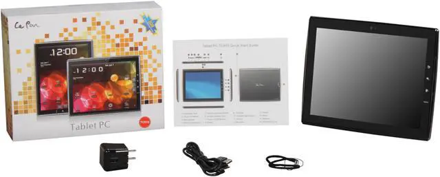 Alt view image 6 of 6 - Le Pan TC 970 Tablet TI OMAP3630 1.00GHz 9.7" XVGA 512MB Memory 2GB NAND Flash PowerVR SGX530