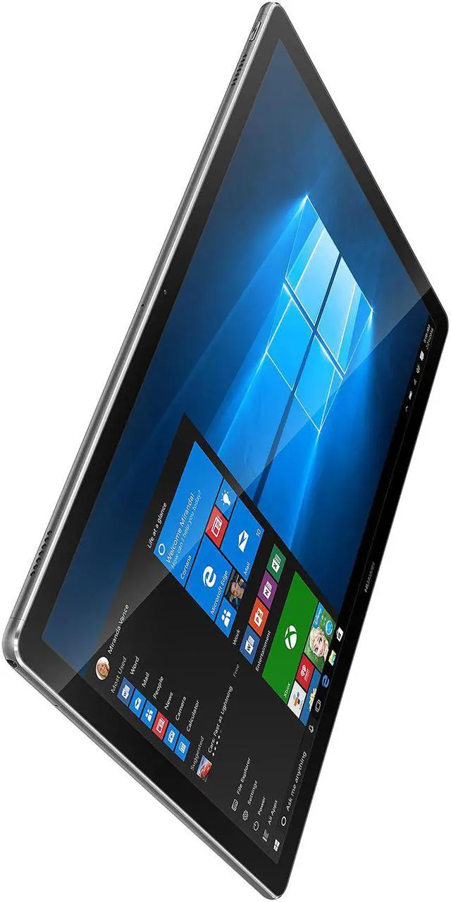 Alt view image 10 of 15 - Huawei MateBook HZ-W09 2-in-1 Tablet Intel Core M3 6Y30 (0.90 GHz) 4 GB LPDDR3 Memory 128 GB SSD 12.0" 2160 x 1440 Touchscreen Windows 10 Home 64-Bit