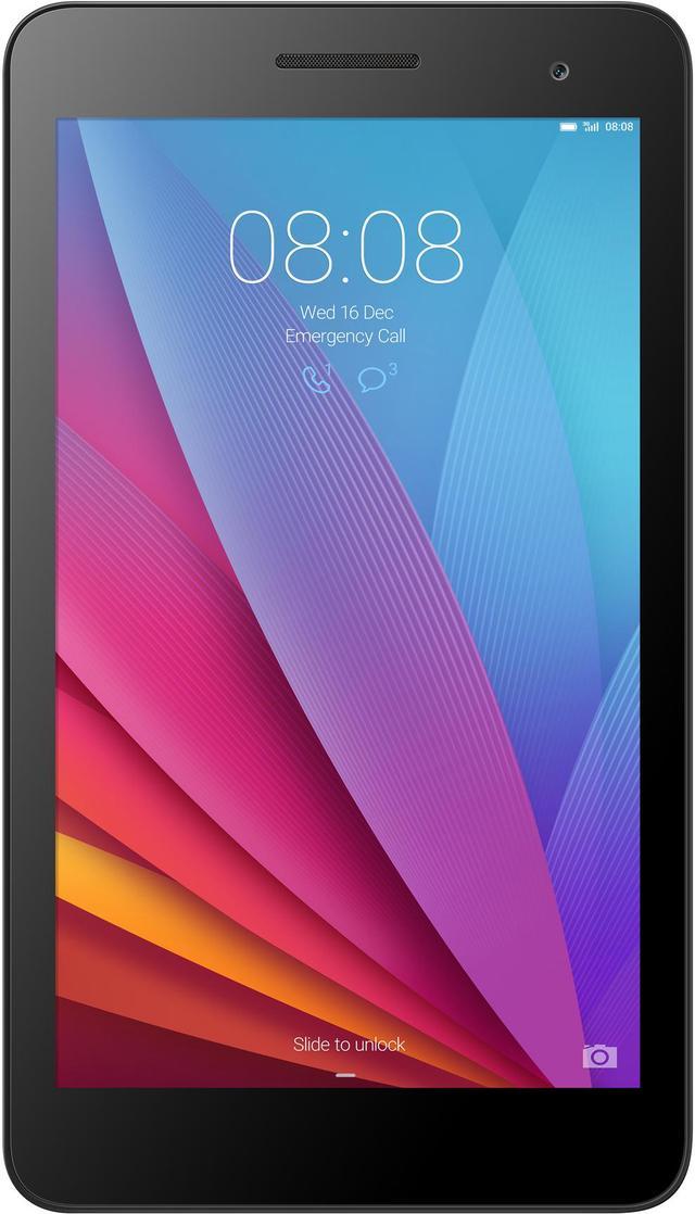Open Box: Huawei MediaPad T1 7.0 Quad 7" Android (KitKat) + EMUI Tablet 1 GB Memory 8 GB Flash, Silver/Black (US Tablets - Newegg.com