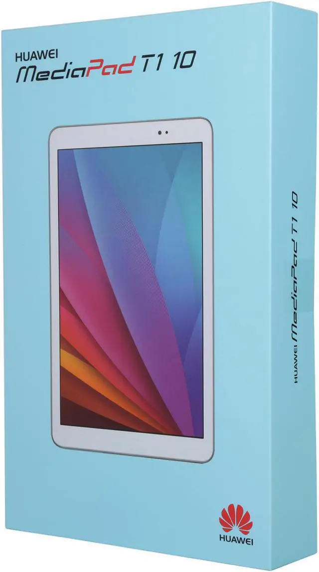 Alt view image 10 of 10 - Huawei MediaPad T1 10.0 Quad Core 9.6" Android (KitKat) + EMUI Tablet 1 GB Memory 8 GB Flash, Silver/White (US Warranty)