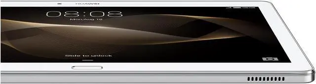 Alt view image 5 of 10 - Huawei + Harman Kardon MediaPad M2 10.1" Quad Core Android (Lollipop) + EMUI Tablet 2 GB Memory 16 GB Flash, Silver/White (US Warranty)