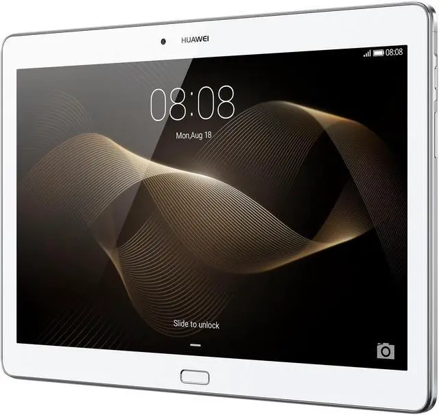 Alt view image 3 of 10 - Huawei + Harman Kardon MediaPad M2 10.1" Quad Core Android (Lollipop) + EMUI Tablet 2 GB Memory 16 GB Flash, Silver/White (US Warranty)