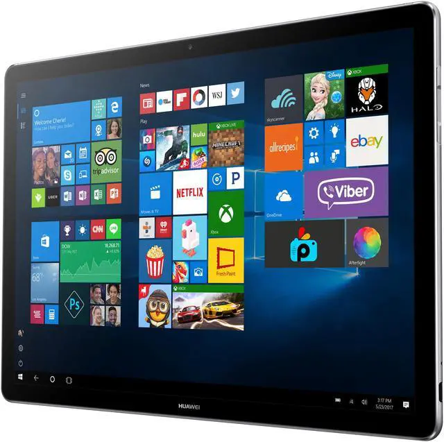 Alt view image 7 of 16 - Huawei MateBook E Signature Edition Intel Core M3 7Y30 (1.00 GHz) 4 GB Memory 128 GB SSD 12" Touchscreen 2160 x 1440 2-in-1 Laptop Windows 10 Home 64-Bit