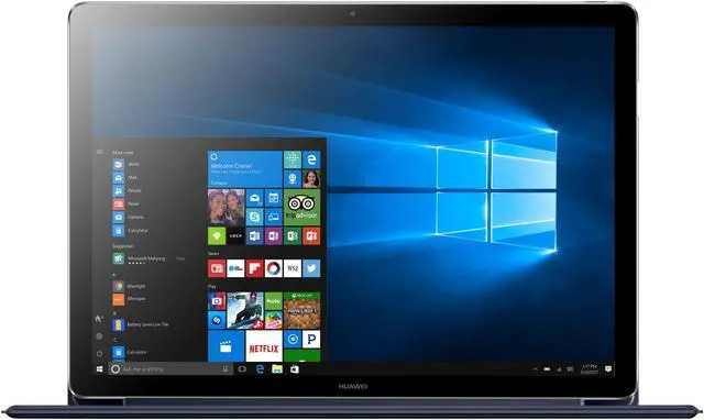 Alt view image 5 of 16 - Huawei MateBook E Signature Edition Intel Core M3 7Y30 (1.00 GHz) 4 GB Memory 128 GB SSD 12" Touchscreen 2160 x 1440 2-in-1 Laptop Windows 10 Home 64-Bit