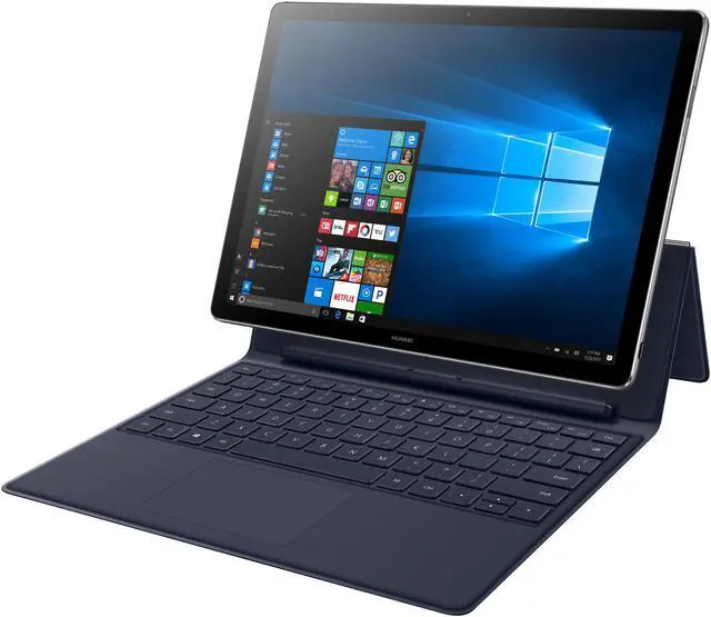 Alt view image 3 of 16 - Huawei MateBook E Signature Edition Intel Core M3 7Y30 (1.00 GHz) 4 GB Memory 128 GB SSD 12" Touchscreen 2160 x 1440 2-in-1 Laptop Windows 10 Home 64-Bit