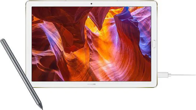 Alt view image 3 of 14 - Huawei MediaPad M5-10 Pro 10.8" Android 8.0 Tablet w/ Stylus