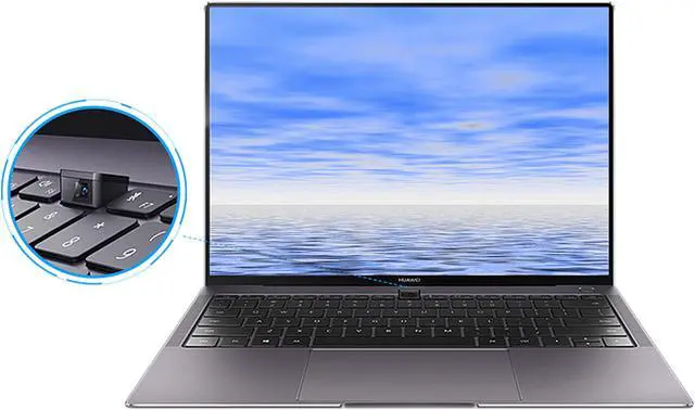 Alt view image 2 of 5 - Huawei MateBook X Pro Intel Core i5 8th Gen 8250U (1.60 GHz) 8 GB Memory 256 GB PCIe SSD Intel UHD Graphics 620 13.9" Touchscreen Windows 10 Home 64-Bit laptop - 53010CBS