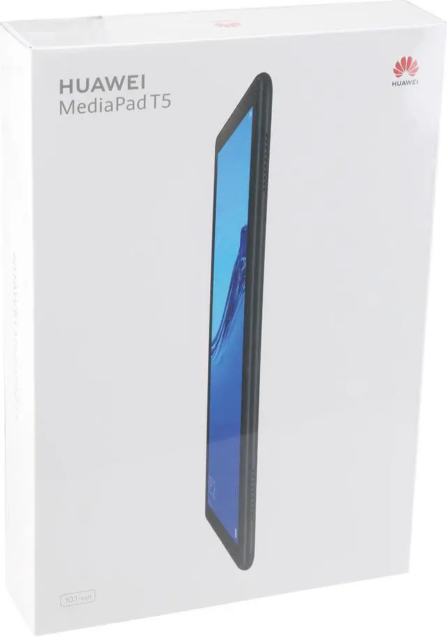 Alt view image 8 of 8 - Huawei MediaPad T5 10.1" WiFi Tablet, Metal Body, Octa-Core Processor, Dual Stereo Speakers, 2 GB RAM, 16 GB Flash Memory, Android 8.0, Black - Agassi2-W19A 53010FBR