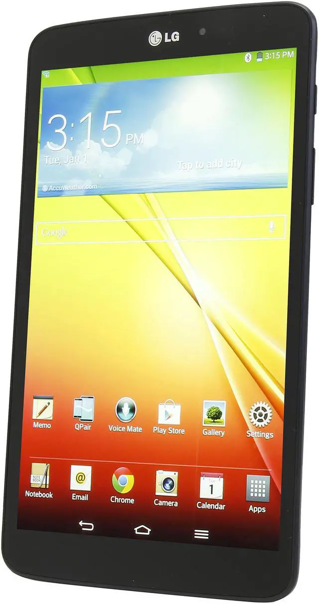 Alt view image 2 of 7 - LG G Pad 8.3 Tablet -  Quad-Core 2GB RAM 16GB Flash 8.3" Full HD Display Android 4.2, Black (LGV500.AUSABK)