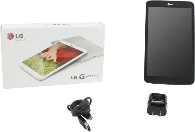Alt view image 7 of 7 - LG G Pad 8.3 Tablet -  Quad-Core 2GB RAM 16GB Flash 8.3" Full HD Display Android 4.2, Black (LGV500.AUSABK)