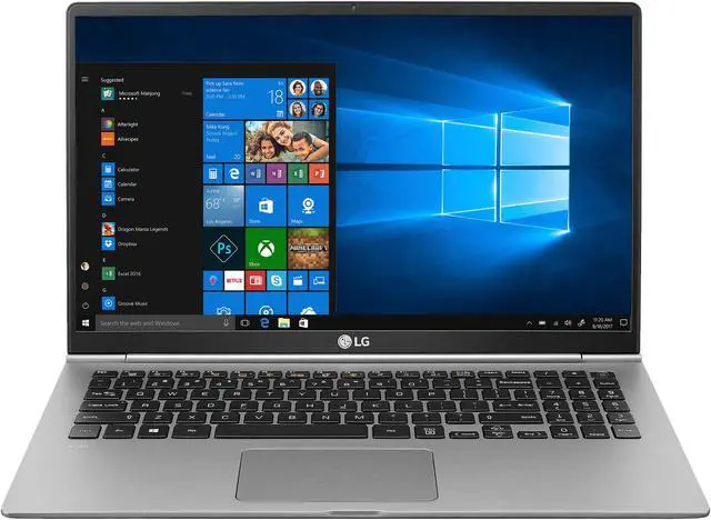 Main image of LG Laptop Gram Intel Core i7-8550U 8GB Memory 256 GB M.2 SATA SSD Intel UHD Graphics 620 15.6" Touch Screen Windows 10 Home 64-Bit 15Z980-A.AAS7U1