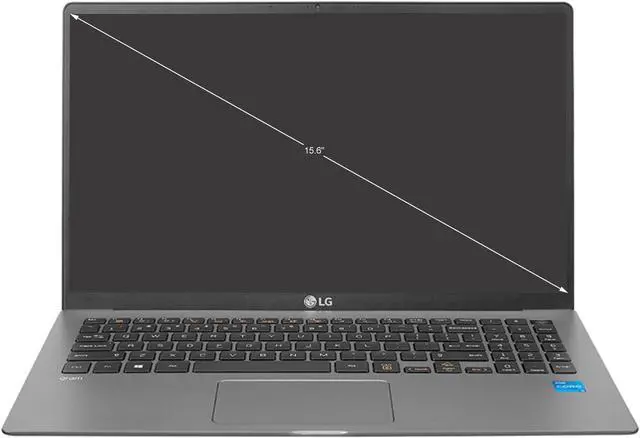 Alt view image 2 of 7 - LG Gram 15Z95N-G.AAC6U1-R Intel Core i5 11th Gen 1135G7 (2.40GHz) 16 GB Memory 512 GB SSD Intel Iris Xe Graphics 15.6" Windows 10 Home 64-bit (Certified Refurbished) Grade A