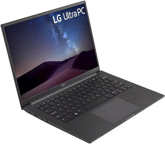Alt view image 3 of 5 - LG Notebooks AMD Ryzen 5 5625U Up to 4.3GHz 8GB LPDDR4X Memory 512 GB SSD AMD Radeon Graphics 14.0" Windows 11 Pro 14U70Q-N.APC5U1