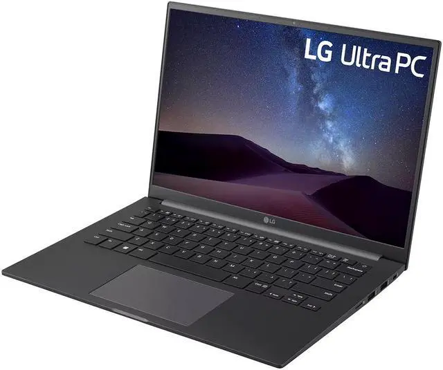 Alt view image 4 of 5 - LG Notebooks AMD Ryzen 5 5625U Up to 4.3GHz 8GB LPDDR4X Memory 512 GB SSD AMD Radeon Graphics 14.0" Windows 11 Pro 14U70Q-N.APC5U1