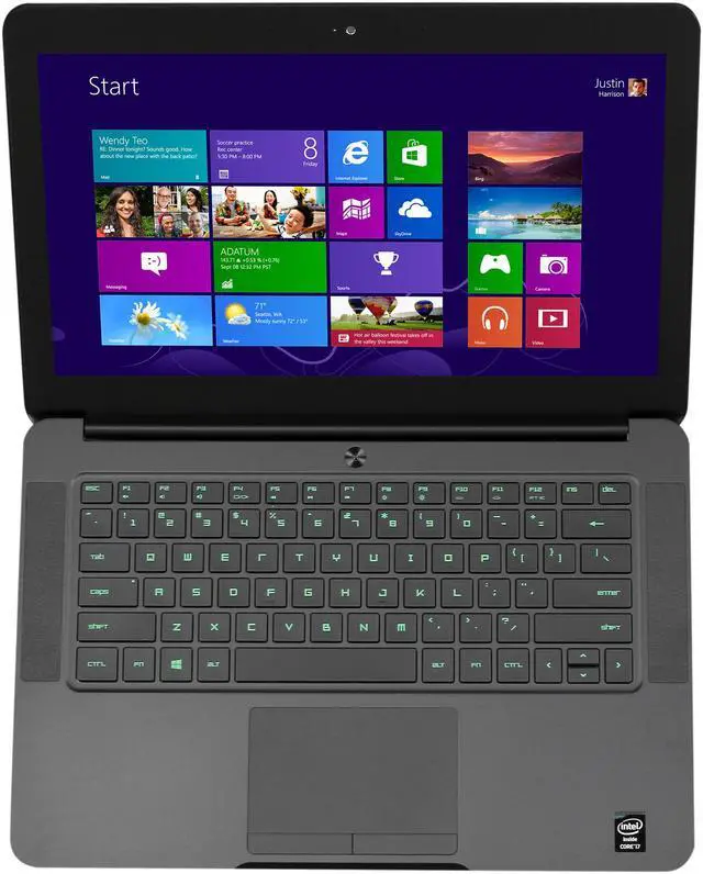 Alt view image 6 of 8 - Razer Blade - 14.0" NVIDIA GeForce GTX 765M - Intel Core i7-4702HQ  - 8GB Memory - 256 GB SSD - Windows 8 64-Bit - Gaming Laptop - (RZ09-01020101-R3U1 )