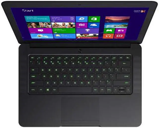 Alt view image 5 of 13 - Razer Blade - 14.0" NVIDIA GeForce GTX 765M - Intel Core i7-4702HQ  - 8GB Memory - 256 GB SSD - Windows 8.1 - Gaming Laptop - (RZ09-01021101-R3U1 )
