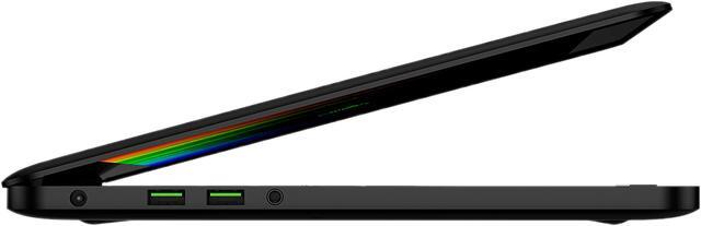 Alt view image 5 of 10 - The Razer Blade GeForce GTX 1060 VR Ready, 14" HD Gaming Laptop, Intel Core i7 7th Gen i7 7700HQ (2.80GHz), 16 GB RAM, 512 GB SSD