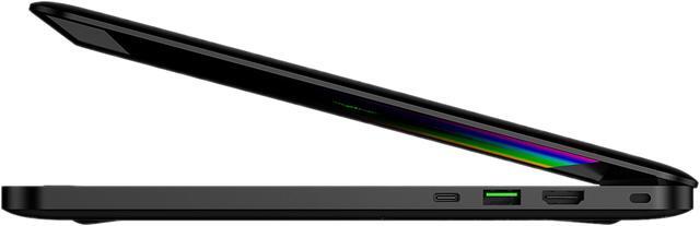 Alt view image 6 of 10 - The Razer Blade GeForce GTX 1060 VR Ready, 14" HD Gaming Laptop, Intel Core i7 7th Gen i7 7700HQ (2.80GHz), 16 GB RAM, 512 GB SSD