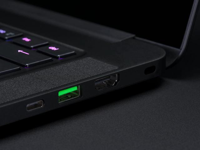 Alt view image 9 of 10 - The Razer Blade GeForce GTX 1060 VR Ready, 14" HD Gaming Laptop, Intel Core i7 7th Gen i7 7700HQ (2.80GHz), 16 GB RAM, 512 GB SSD
