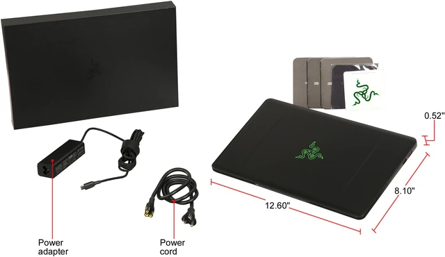 Alt view image 8 of 8 - Razer Blade Stealth 12.5" Intel Core i7-6500U 8GB Memory LPDDR3 1866 512GB SSD Windows 10 Home 64-Bit RZ09-01682E22-MSU1